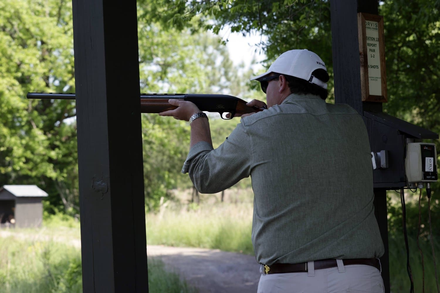 Skeet Shoot Friday, April 29, 2022, in Fayette, Ala. (AP Photo/Butch Dill)